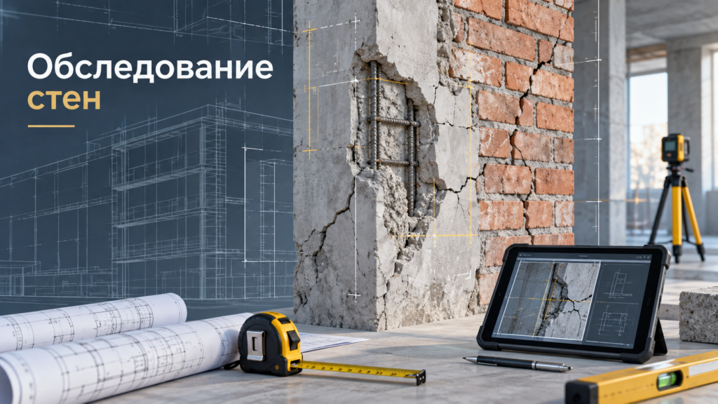 Обследование стен