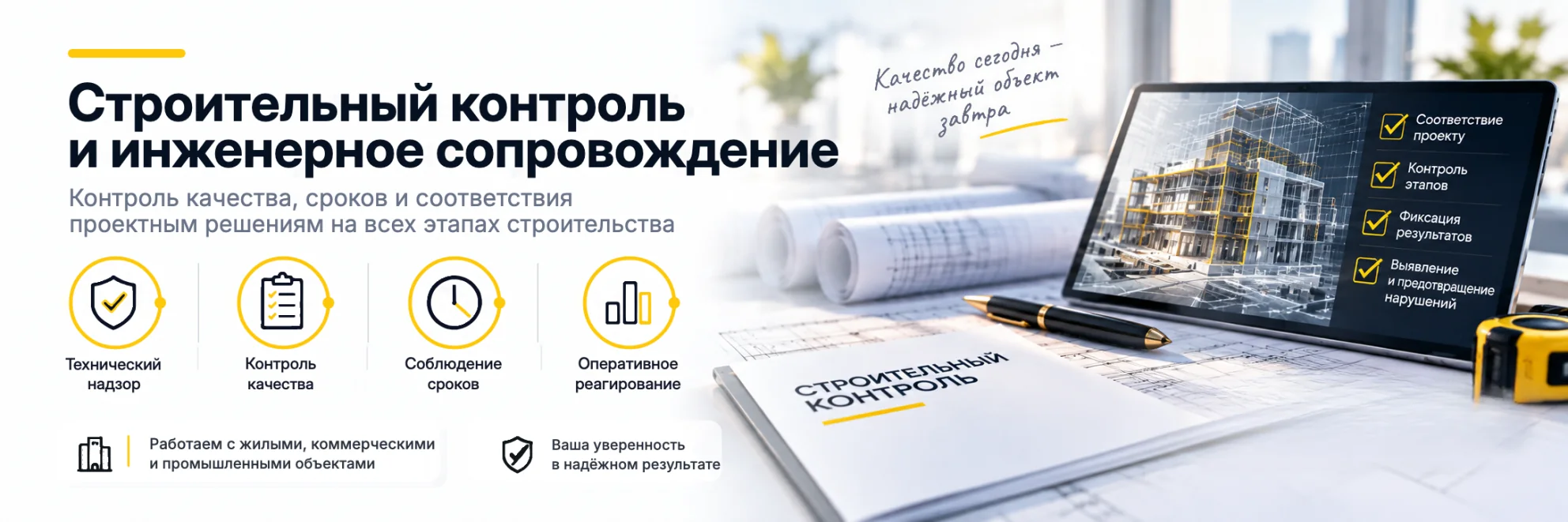 Строительный контроль и инженерное сопровождение